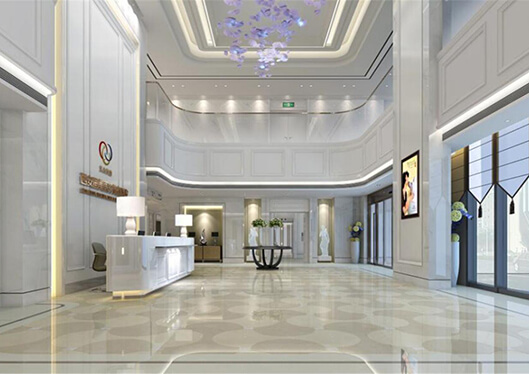 畫美醫(yī)院接待大廳