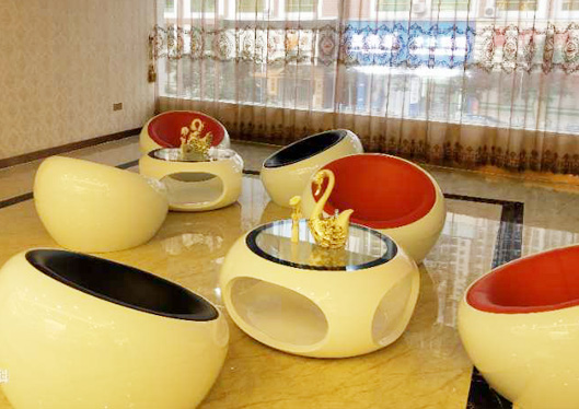 廣東潮州華美整形美容門診部大廳等候區(qū)