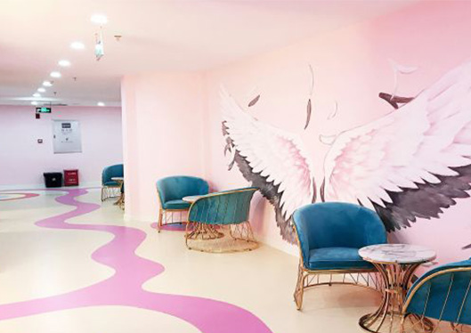 ?？邬i愛醫(yī)療美容醫(yī)院網(wǎng)紅休息區(qū)