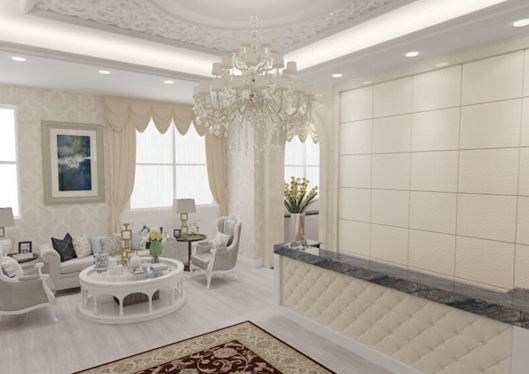 沈陽和平藍(lán)天醫(yī)療美容門診部休息區(qū)