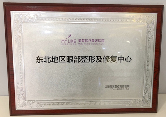 沈陽(yáng)美萊醫(yī)療美容醫(yī)院榮譽(yù)