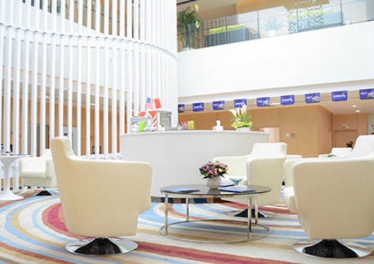 天津美奧口腔醫(yī)院休息區(qū)